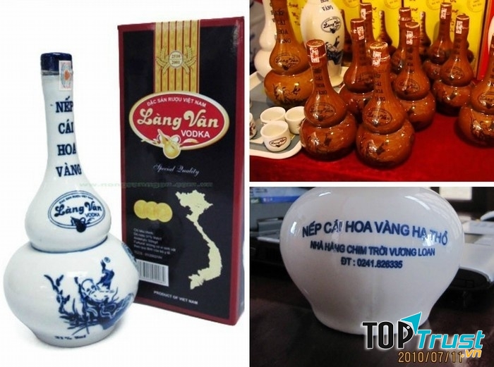 Rượu Tết nếp cái hoa vàng