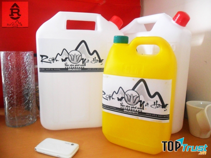 Rượu ngô men lá Ha Nang đặc sản của phố núi Tuyên Quang (Nguồn: Sưu tầm)