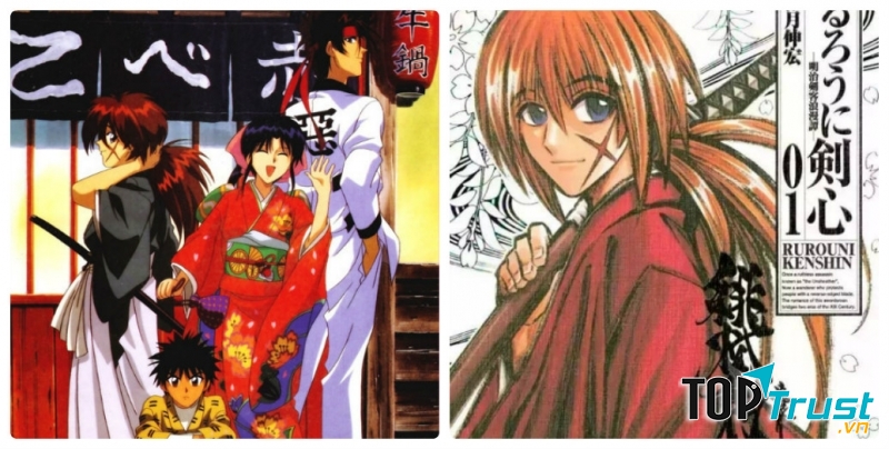 Truyện Rurouni Kenshin.