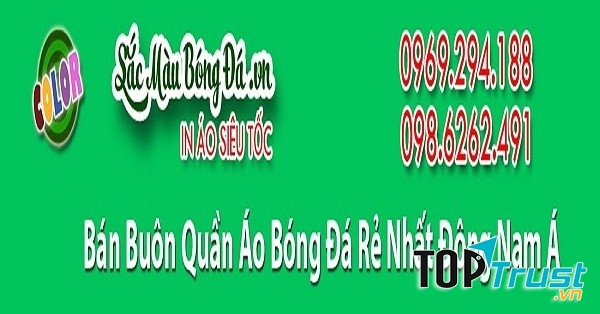 Sắc màu bóng đá được giới trẻ yêu mến vì sự tận tình, chất lượng in tốt và giao hàng nhanh.