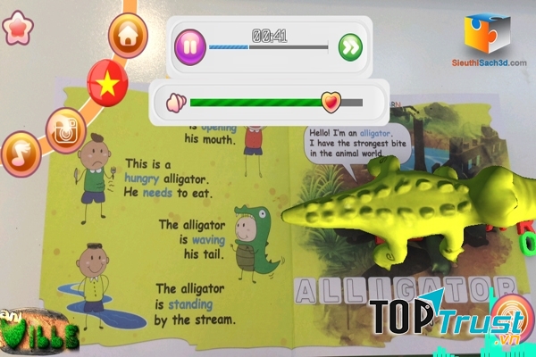 Bộ sách dạy tiếng Anh kết hợp công nghệ AR (tương tác ảo) giúp mở ra một vùng trời kiến thức bao la