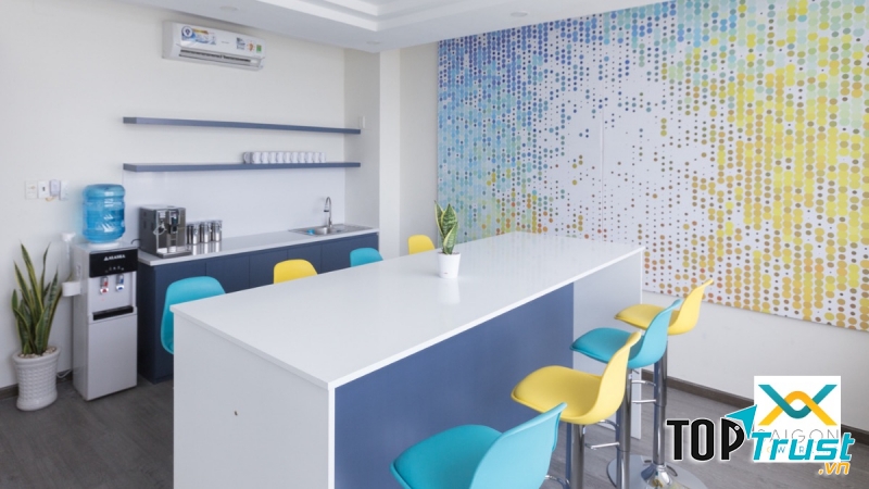 Không gian phục vụ đồ uống tại Saigon coworking