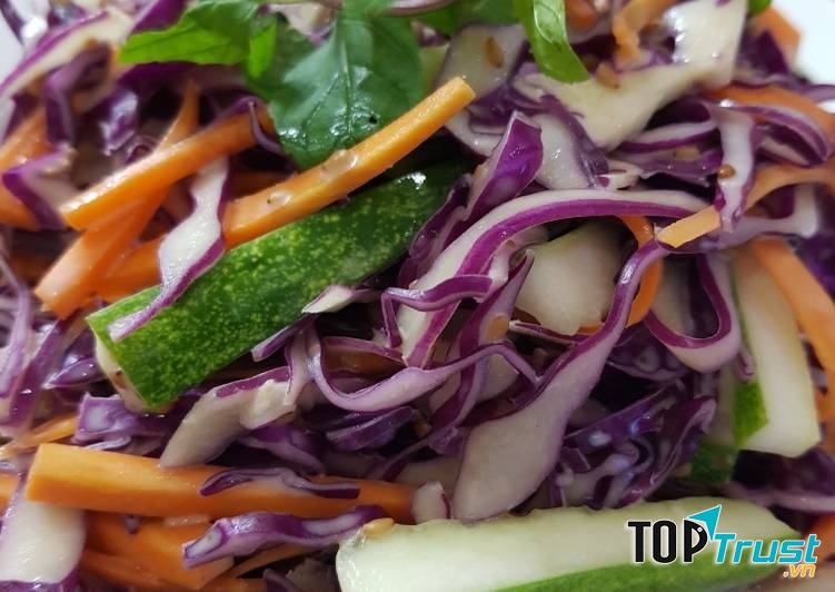 Salad bắp cải giòn tan