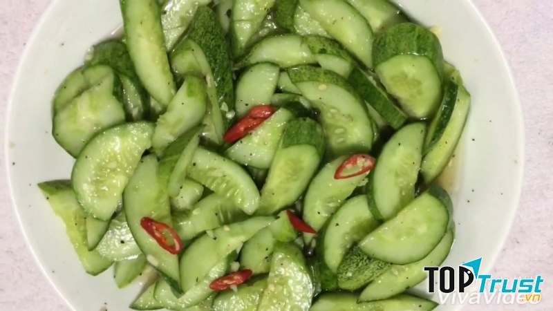 Salad dưa chuột muối
