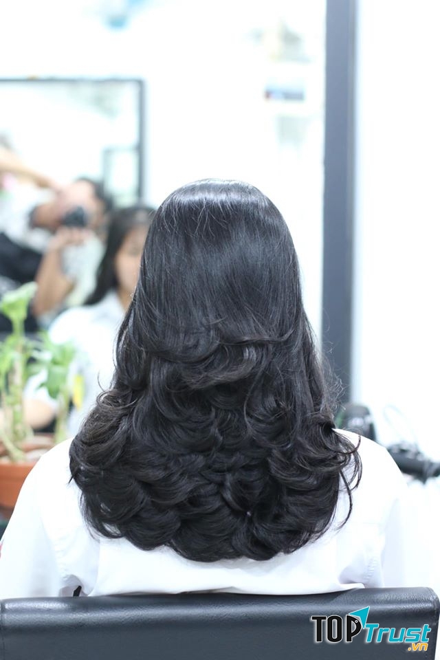 Tóc suôn mượt, vào nếp