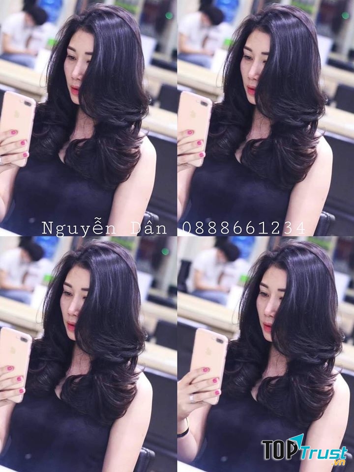 Salon Nguyễn Dân giúp bạn đẹp trong từng kiểu tóc.