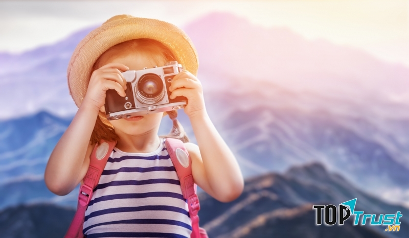 Hãy để cho trẻ thỏa sức chụp lai những điều chúng hứng thú