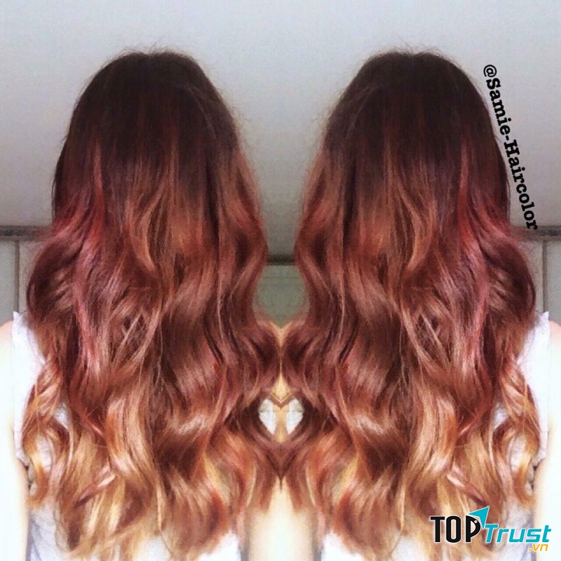 Thế mạnh của Samie chính là kỹ thuật nhuộm Ombre cực tốt