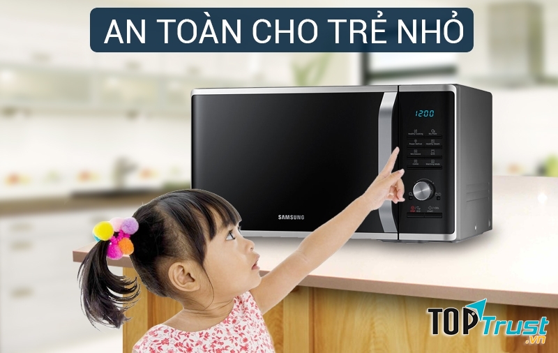 Bảng điều khiển cảm ứng có chế độ khóa bảng an toàn cho trẻ nhỏ
