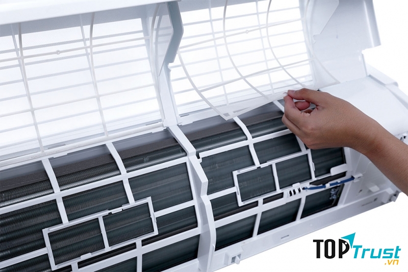 Điều hoà dễ dàng tháo lắp để vệ sinh