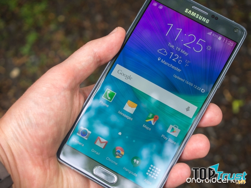 Galaxy Note 4 có màn hình độ phân giải lên đến 2560 x 1440 pixel