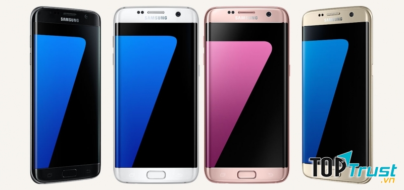Màu sắc các sản phẩm Samsung Galaxy S7 edge