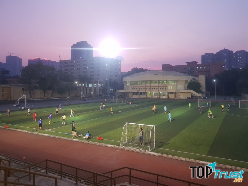 Sân bóng cỏ nhân tạo Học viện An Ninh Nhân Dân (Nguồn: Fanpage)