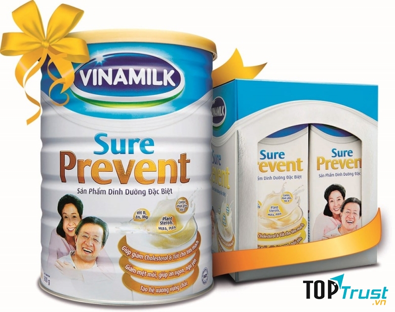 Sản phẩm dinh dưỡng Vinamilk dành cho người lớn.