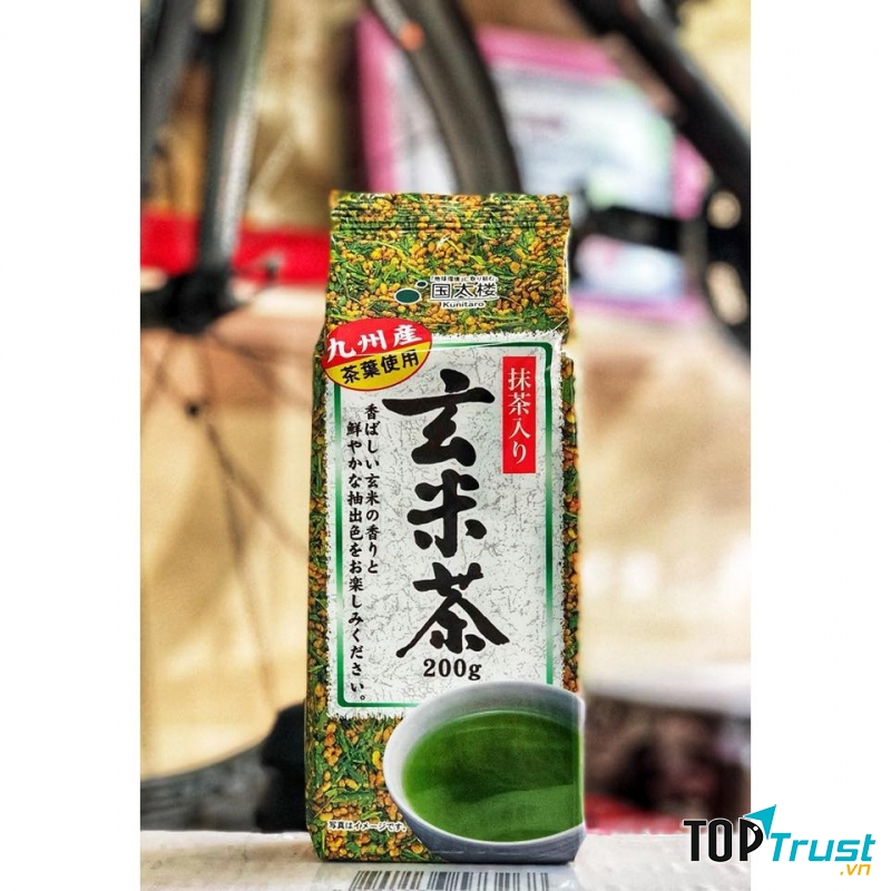Sản phẩm trà xanh gạo lứt Kunitaro Nhật Bản