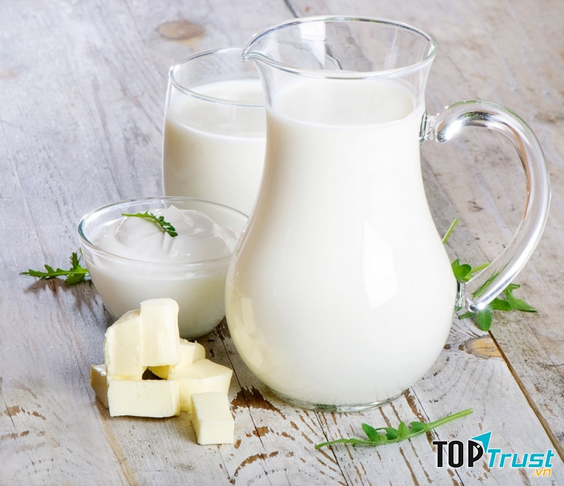 các sản phẩm có lợi từ sữa