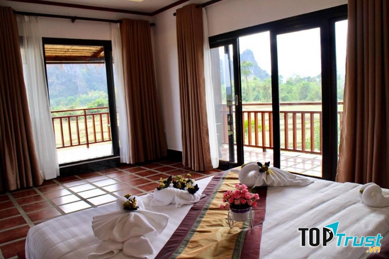 Phòng ngủ tại resort