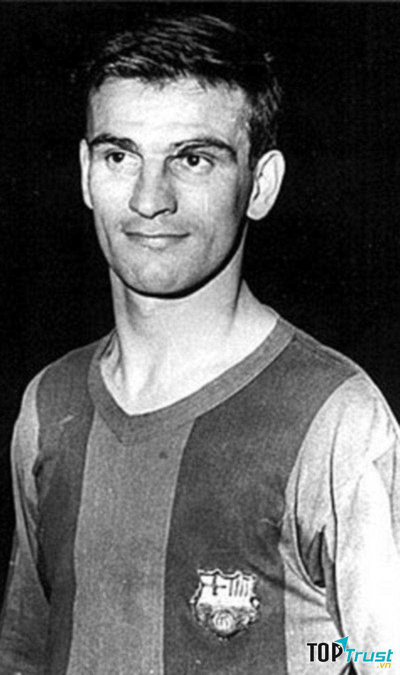 Hình ảnh Sándor Kocsis thời khoác áo CLB Barcelona