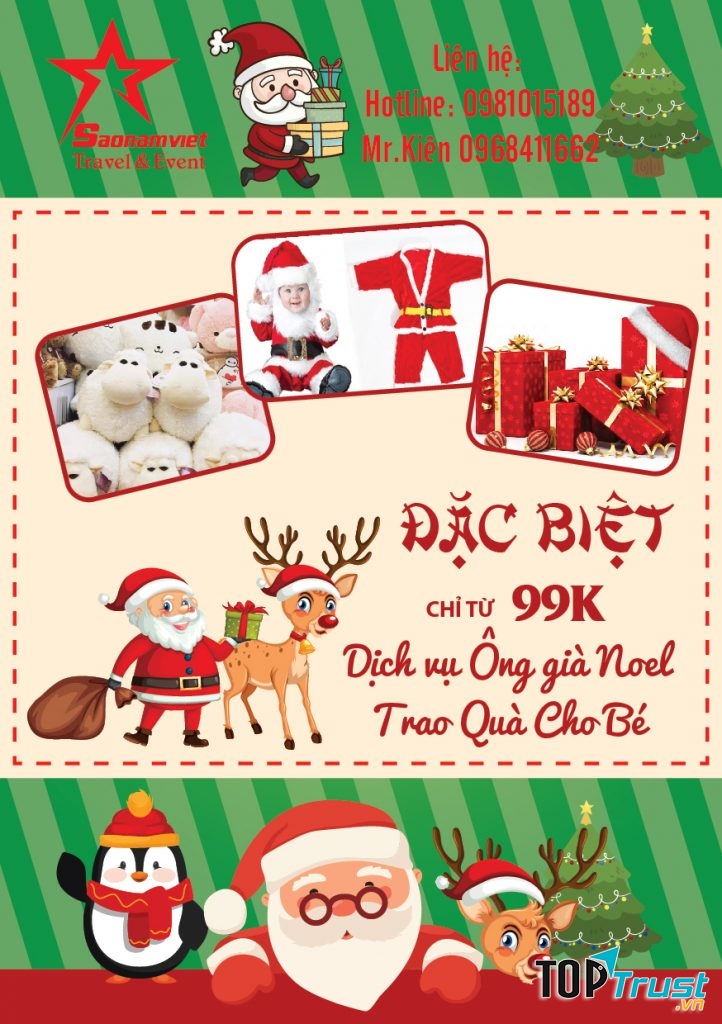 Dịch vụ Ông già Noel giá rẻ của Sao Nam Việt