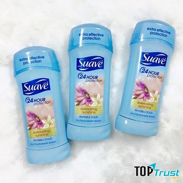 Sáp lăn khử mùi nữ Suave 24 Hour Protection Invisible Solid