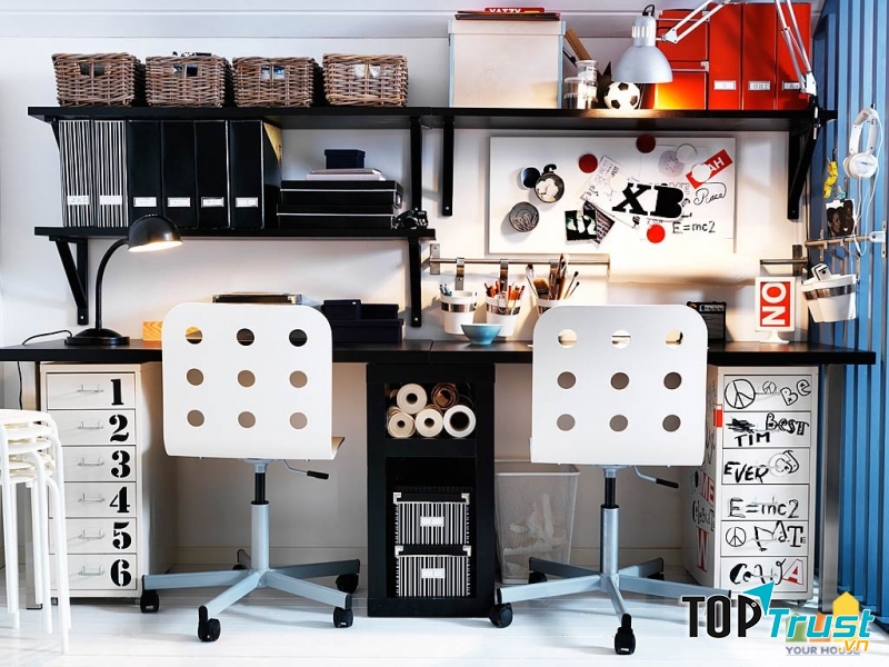 Sắp xếp không gian sống, nơi làm việc ngăn nắp, gọn gàng và khoa học