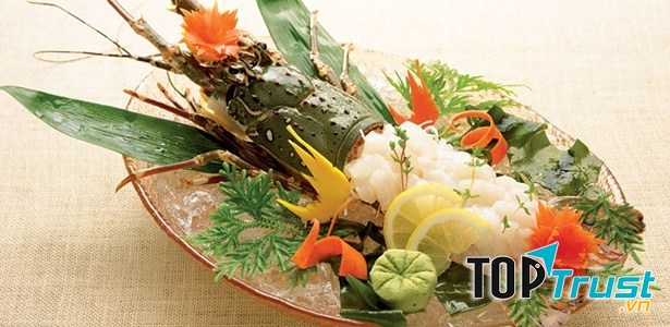 Sashimi tôm hùm