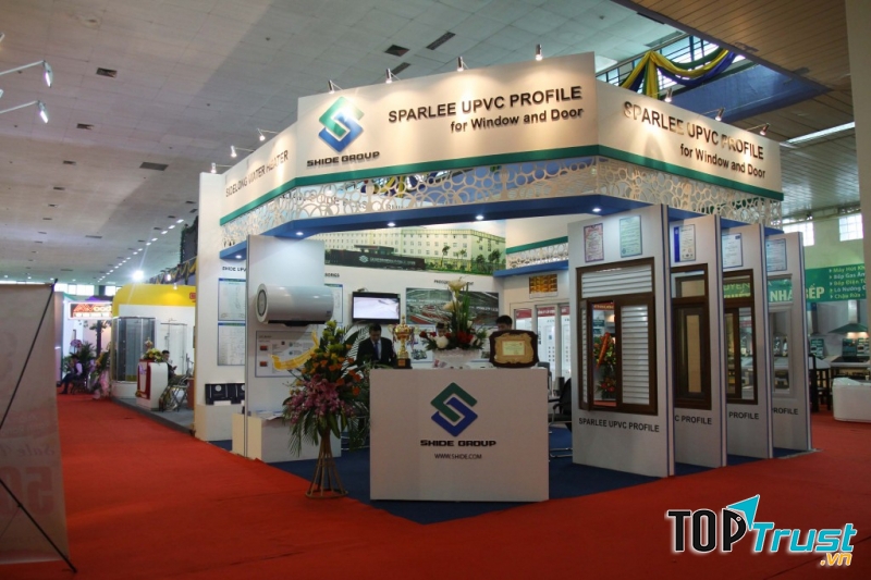 Thiết kế gian hàng công ty Sparlee