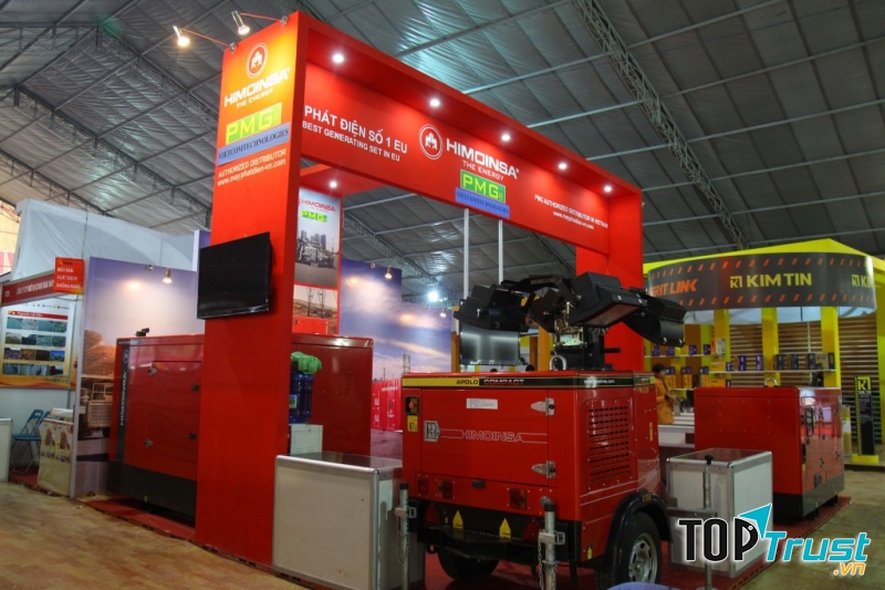 Thiết kế gian hàng công ty Himoinsa