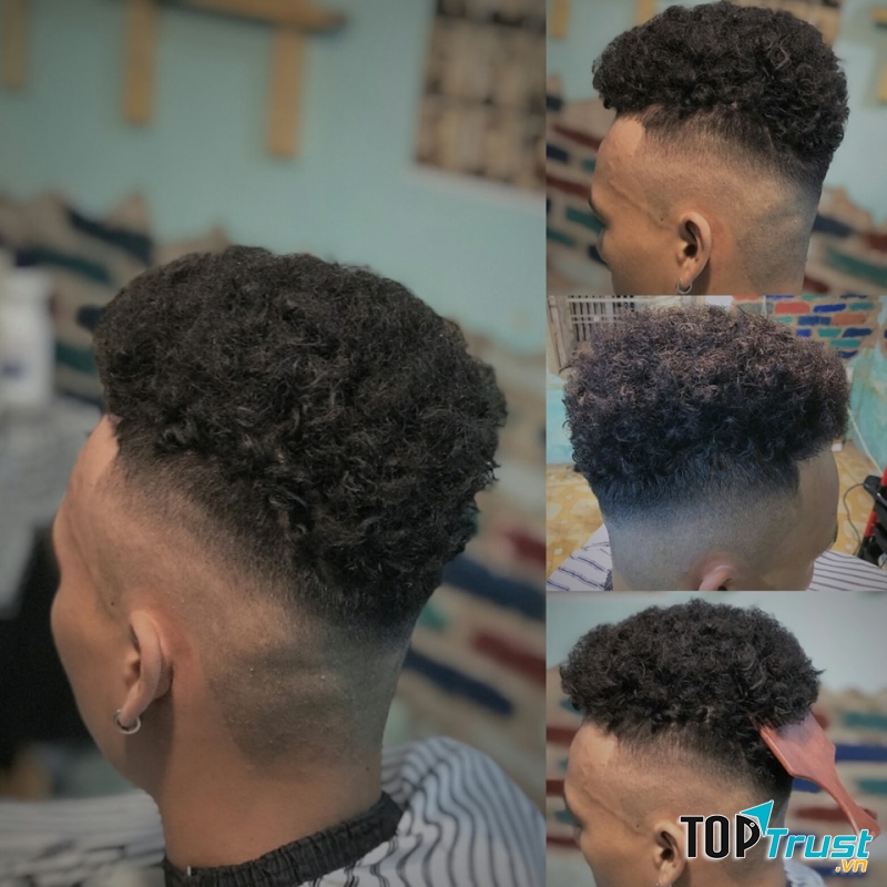 Kiểu premlock hair của khách sau khi làm tại Sea Fun OG Barber