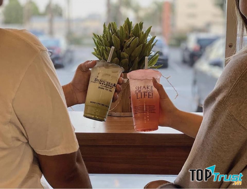 Ding Tea đã mang đến cho thực khách cảm giác thoải mái để thưởng thức những ly trà sữa chất lượng.