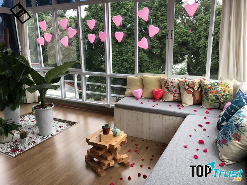 Một góc của secret terrace