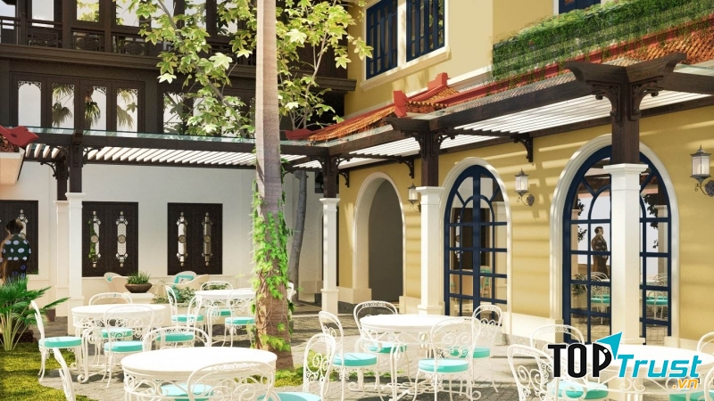 Không gian mang đậm phong cách Pháp những năm đầu thế kỉ XX