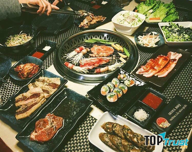 Buffet ngon, hấp dẫn tại nhà hàng