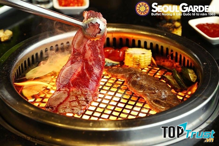 Thịt nướng tại Seoul Garden