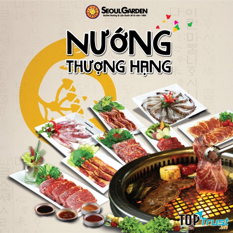 Món buffet hấp dẫn tại nhà hàng