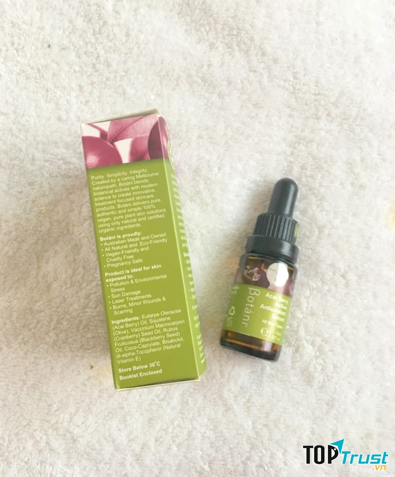 Serum tăng cường chống lão hóa và sáng da Acai Berry Active Antioxidant Serum