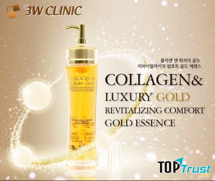 Serum dưỡng da cao cấp COLLAGEN LUXURY GOLD 3W CLINIC