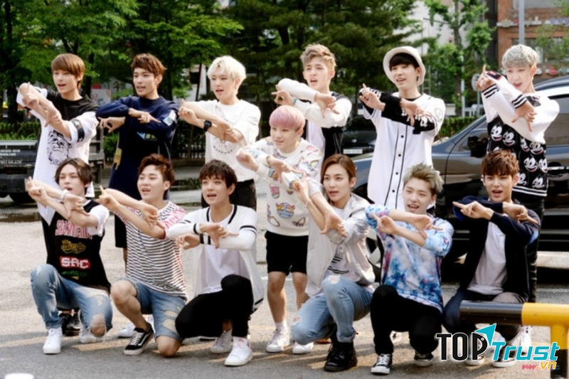 Nhóm SEVENTEEN với 13 thành viên tài năng