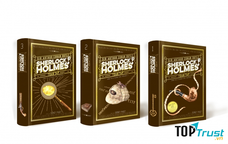 Một số hình ảnh về bộ sách Sherlock Holmes toàn tập