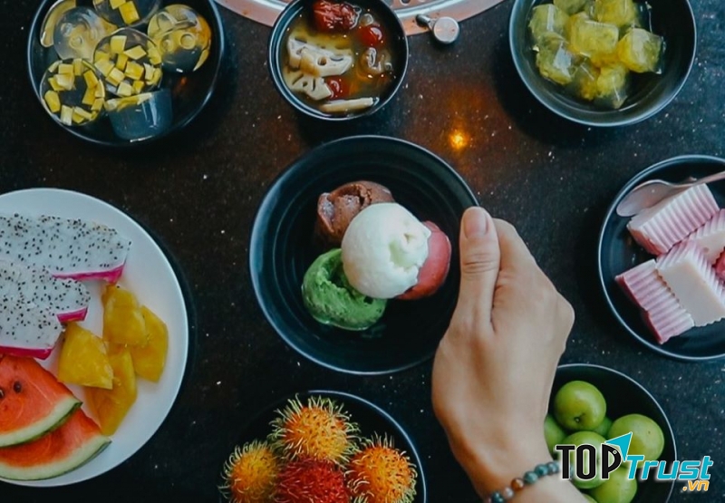 Tráng miệng tại Shin's BBQ