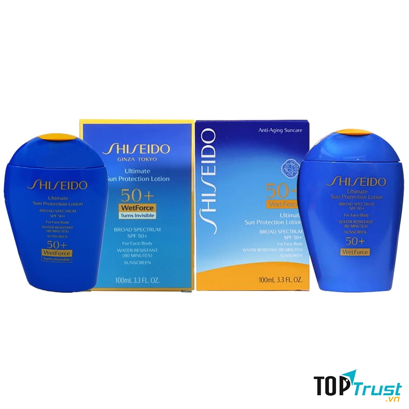 Shiseido Ultimate Sun Protection giúp các hoạt chất chống nắng được giữ nguyên khi tiếp xúc với nước.