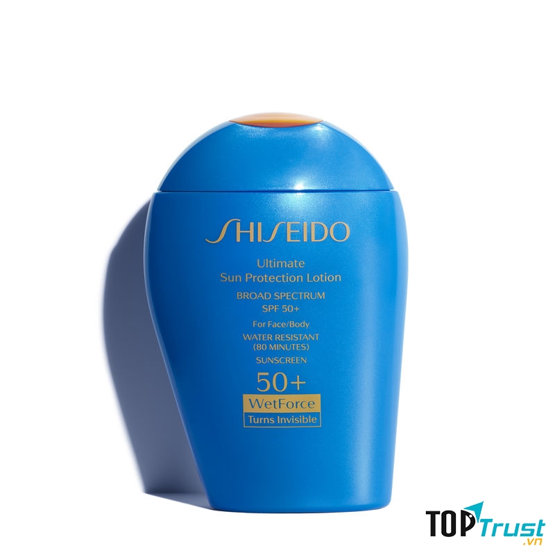 kem chống nắng toàn thân Shiseido Ultimate Sun Protection Lotion Wetforce SPF 50+