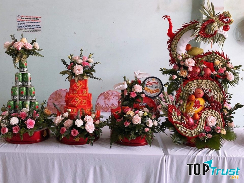 Shop Hoa Tươi Lễ Ăn Hỏi Nhung Lanh