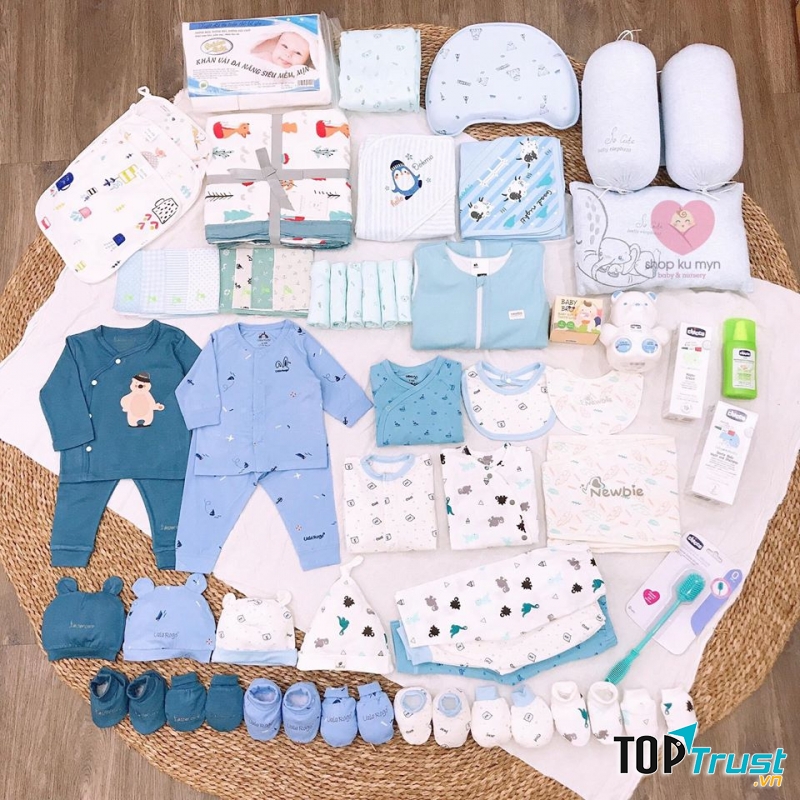 Trọn bộ đồ sơ sinh cho bé