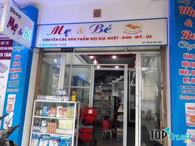 Shop Mẹ và Bé tại TP. Huế