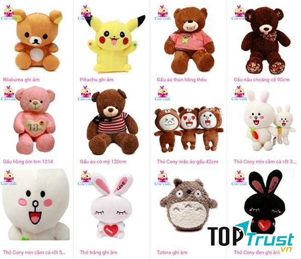 Shop quà lưu niệm Gấu Con