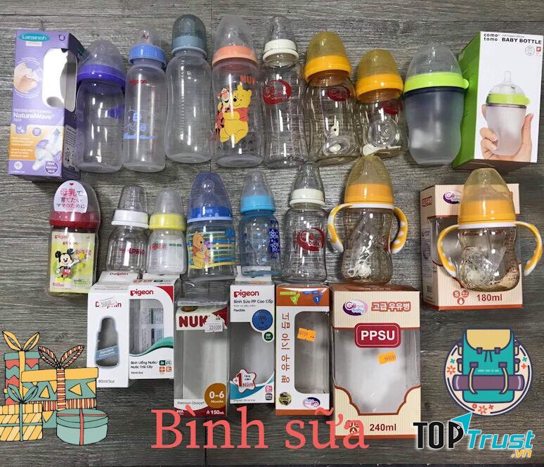 Bình sữa cho bé tại Shop Răng Sún