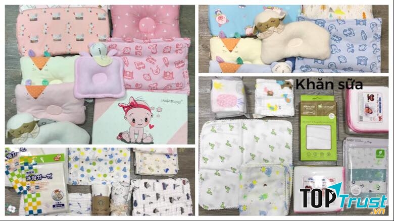 Các mặt hàng sản phẩm cho trẻ sơ sinh tại Shop Răng Sún