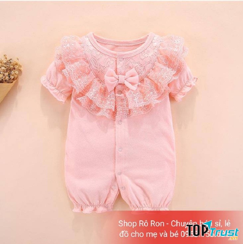 Body ren tròn xinh xắn cho bé gái