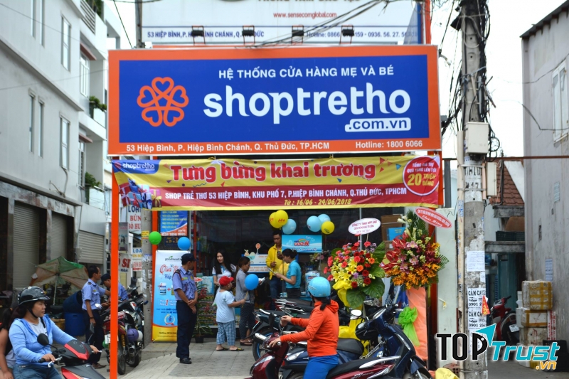Một trong những chi nhánh của Shop trẻ thơ